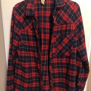Red and blue flannel